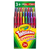 Crayola Twistables Crayons (24ct), Special Effects Crayons, No Sharpening Coloring Supplies