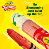 Crayola Twistables Crayons (24ct), Special Effects Crayons, No Sharpening Coloring Supplies