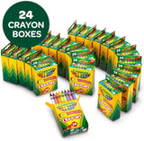 Crayola Crayons Bulk (24 Packs), Kids Back to School Essentials, Teacher Classroom Must Haves, Bulk School Supplies for Preschool & Kindergarten