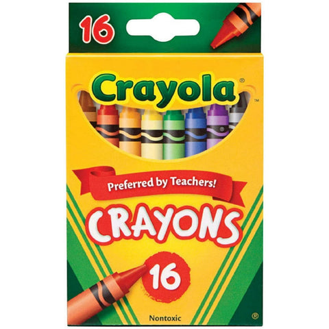 16PK - Crayola Classic Color Pack Crayons 16 ea, 1 Pack