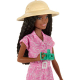 Barbie Pink Passport Kenya Adventure dolls and helicopter playset