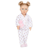 Our Generation Serenity 18-inch slumber party doll with heart pajamas