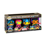 Funko Pop! Marvel: Blacklight 4PK (Target Sticker)