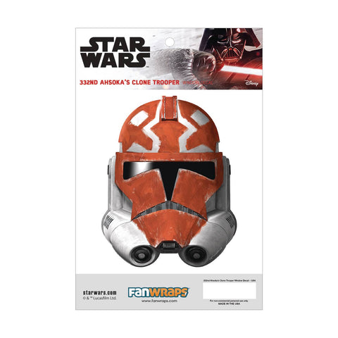 Star Wars 332nd Ahsoka Clone Trooper Window Decal