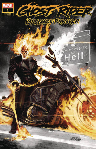 Ghost Rider Vengeance Forever #1 PX DCD 40TH Larraz Var.