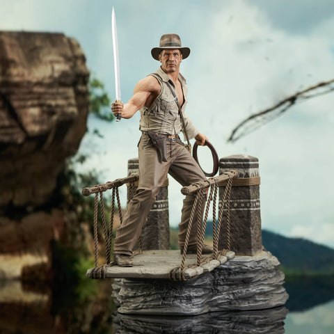 INDIANA JONES TEMPLE OF DOOM DLX GALLERY ROPE BRIDGE PVC STA