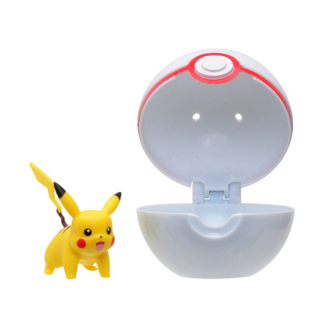 Pokemon - Clip 'N' Go (Female Pikachu - Premier Ball) W9