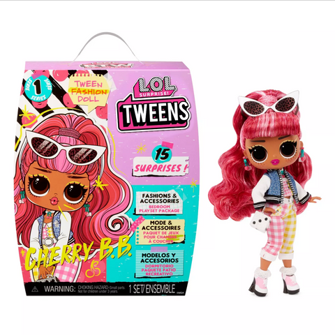 L.O.L. Surprise! Tweens Fashion Doll Cherry B.B. with 15 Surprises