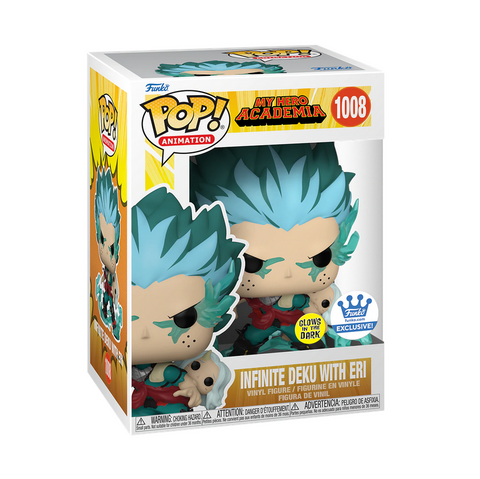 Funko Pop! Animation: My Hero Academia - Infinite Deku with Eri (GITD) (Funko Shop Sticker)