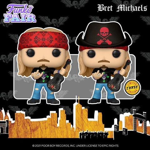Funko Pop! Rocks: Bret Michaels (Chance of Chase)